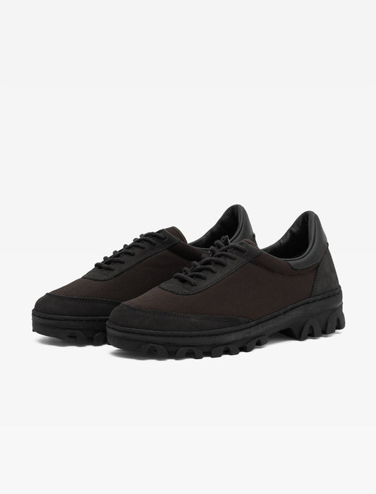 Reproduction of Found Canadian Military Trainer in Dark Brown and Black, view 2