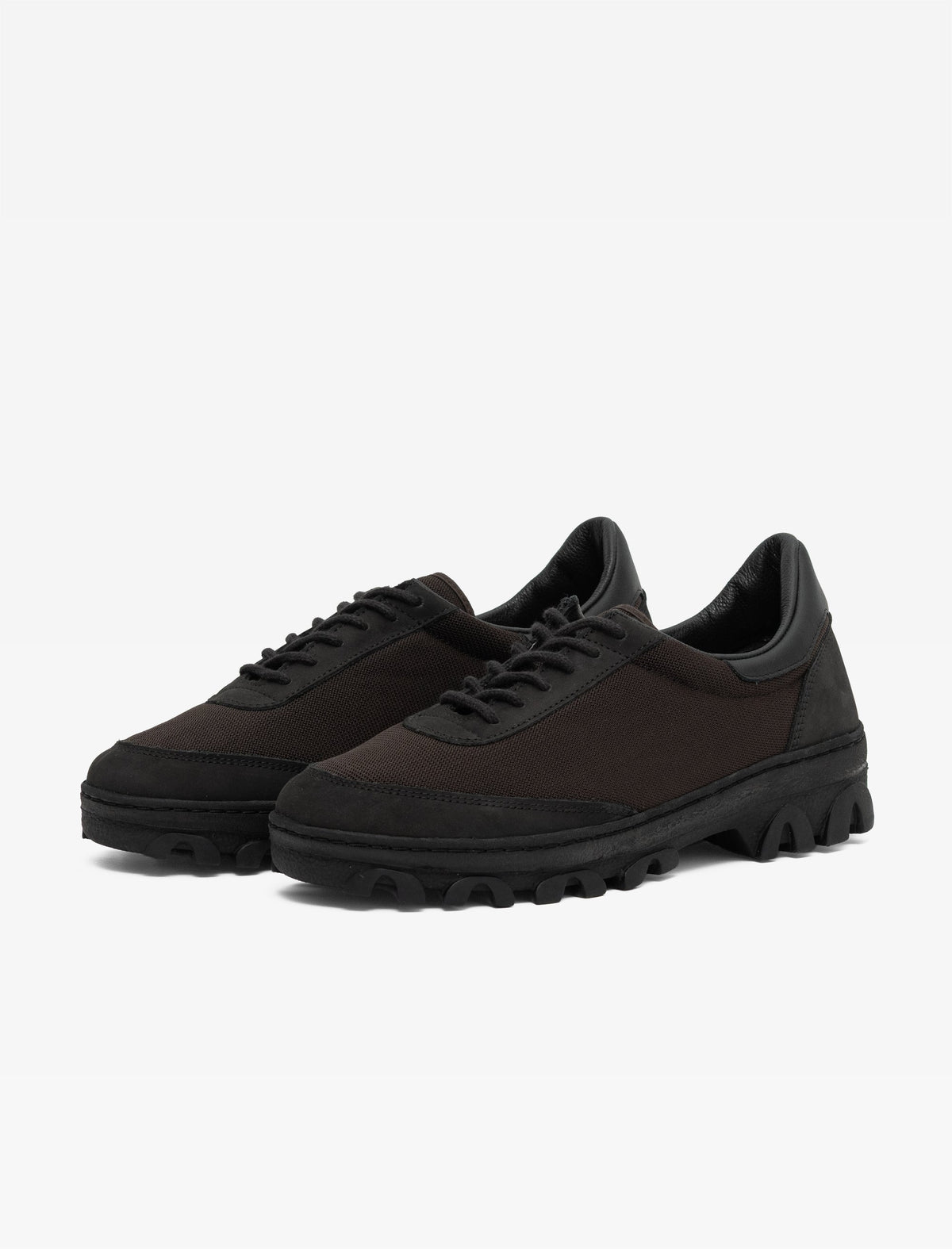 Reproduction of Found Canadian Military Trainer in Dark Brown and Black, view 2