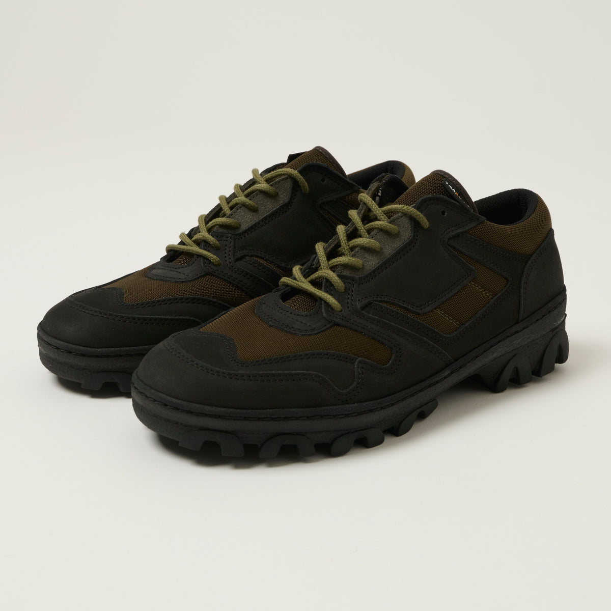 Reproduction of Found British Military Trainer Modified Off-Road - Black/Olive, view 1