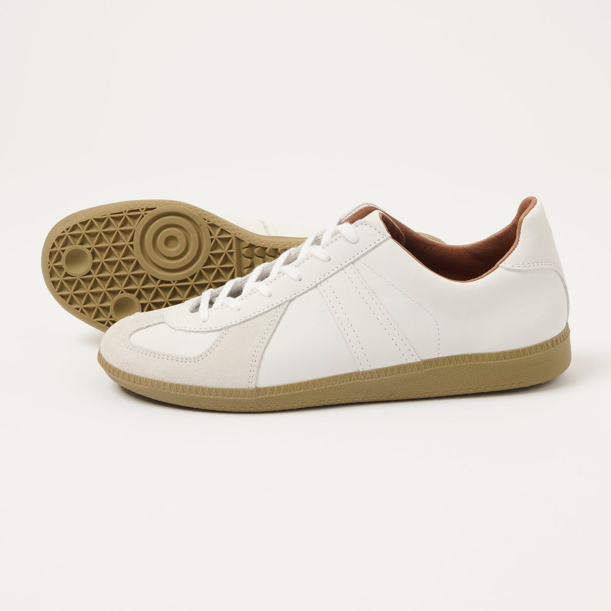 Reproduction of Found 1980s German Army Trainer - White Nubuck, view 2