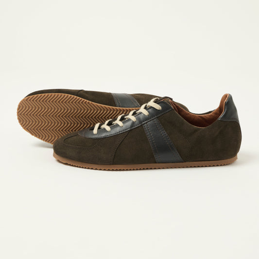 Reproduction of Found Low Profile German Military Trainer - Dark Brown Suede, view 2