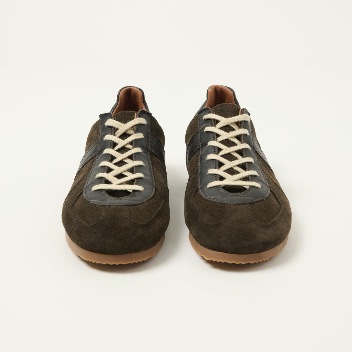 Reproduction of Found Low Profile German Military Trainer - Dark Brown Suede, view 3