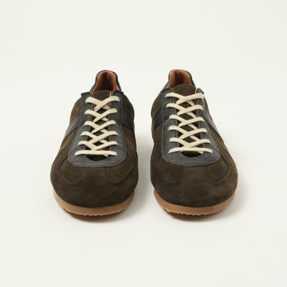 Reproduction of Found Low Profile German Military Trainer - Dark Brown Suede, view 3