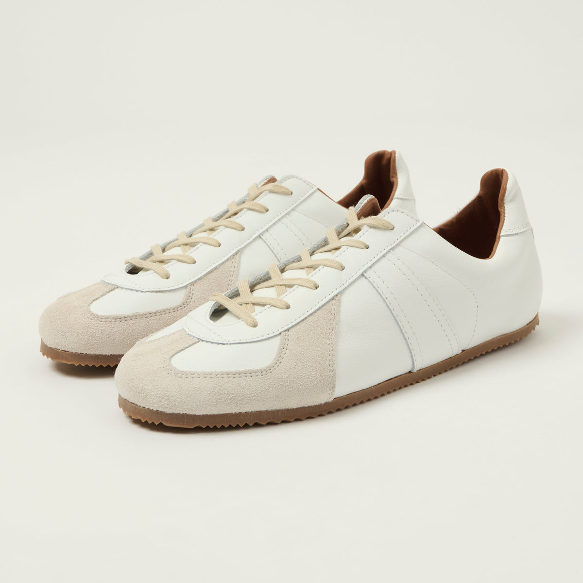 Reproduction of Found Low Profile German Military Trainer - White, view 1