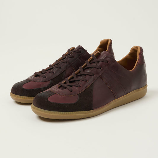 Reproduction of Found 1980s German Army Trainer - Burgundy, view 1