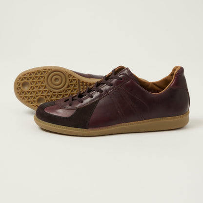 Reproduction of Found 1980s German Army Trainer - Burgundy, view 2