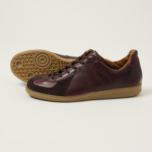 Reproduction of Found 1980s German Army Trainer - Burgundy, view 2