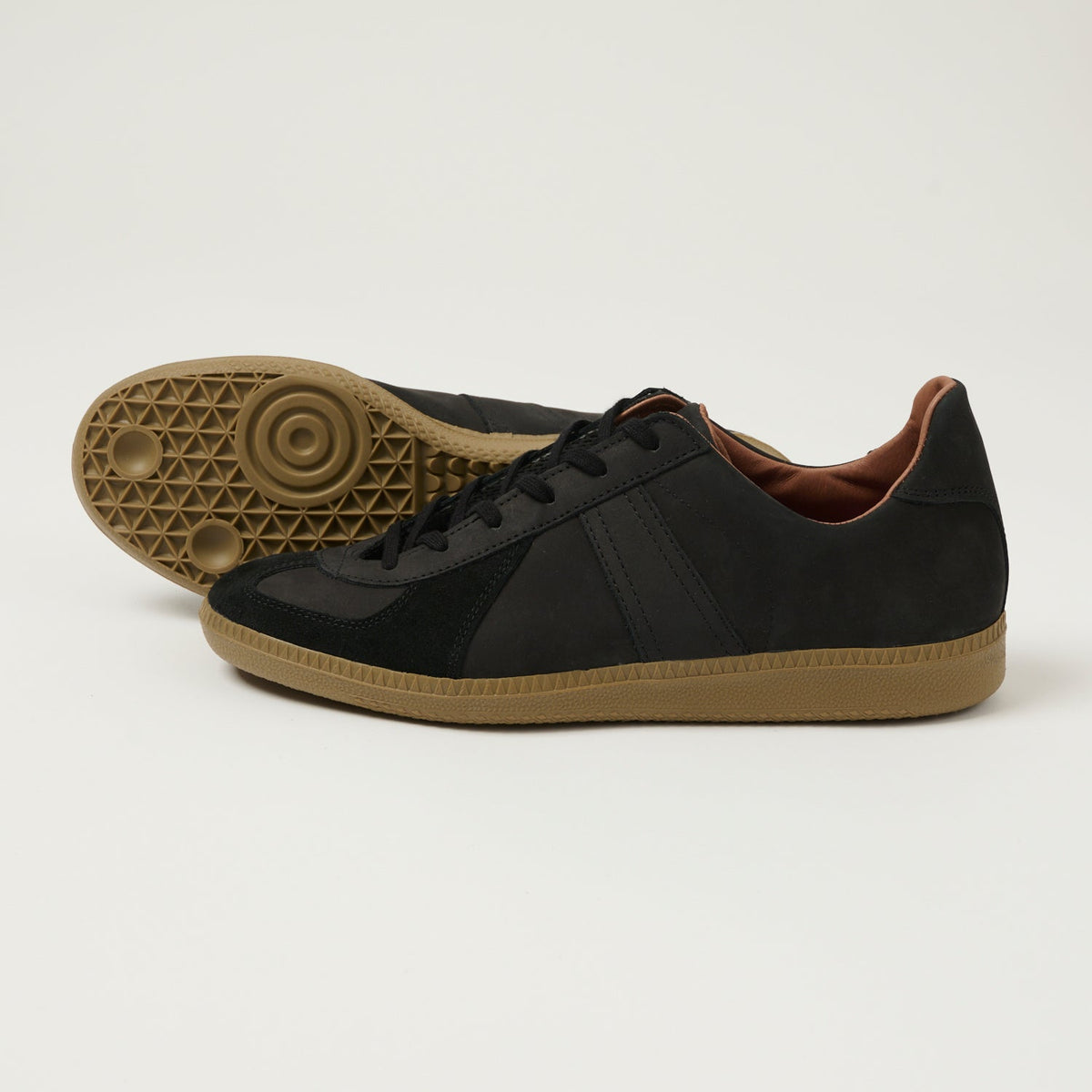 Reproduction of Found 1980s German Army Trainer - Black Nubuck, view 2