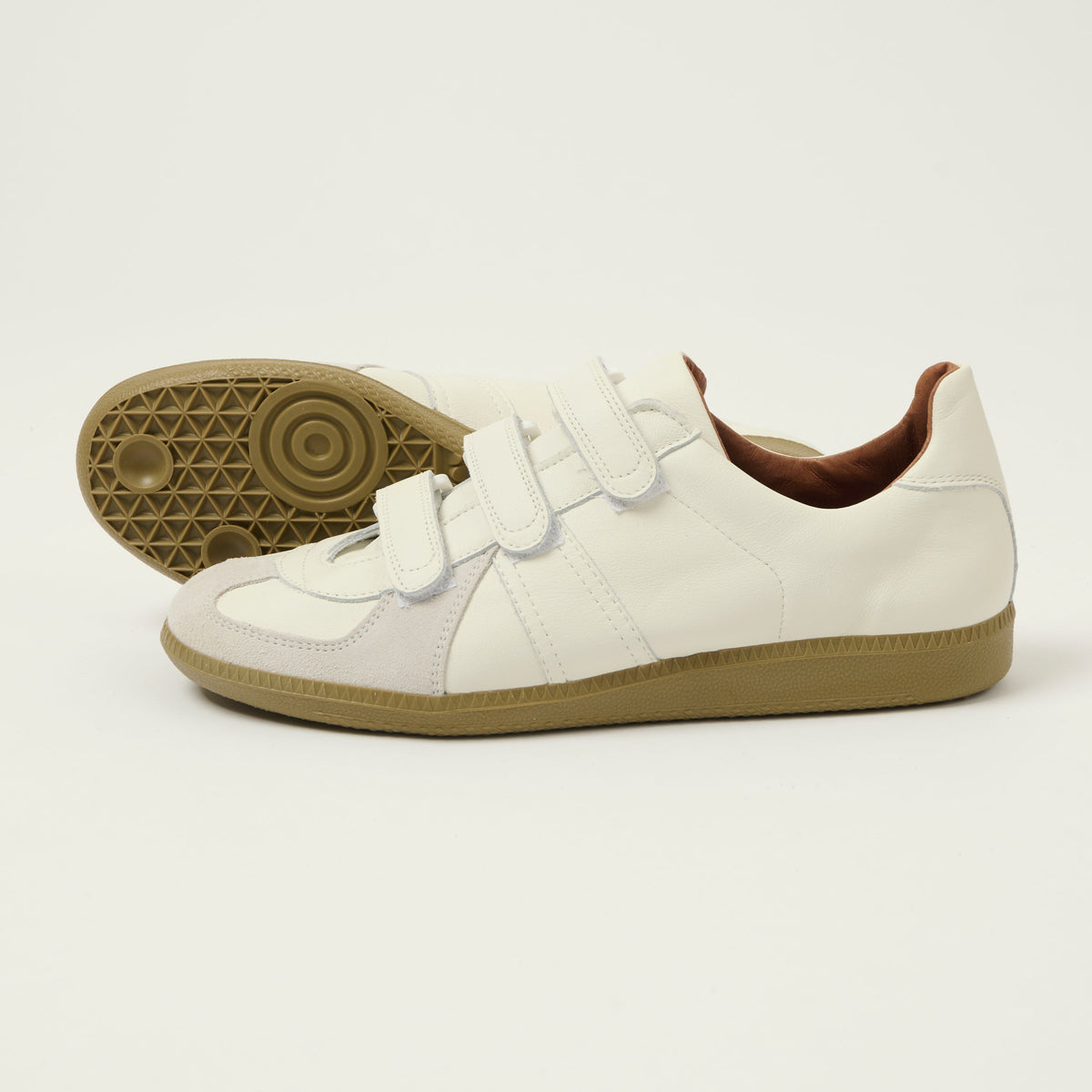 Reproduction of Found 1980s Velcro German Army Trainer - White, view 2