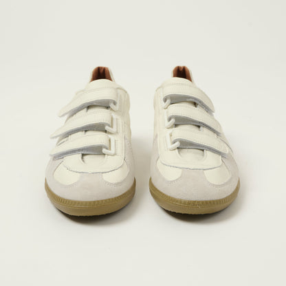 Reproduction of Found 1980s Velcro German Army Trainer - White, view 3