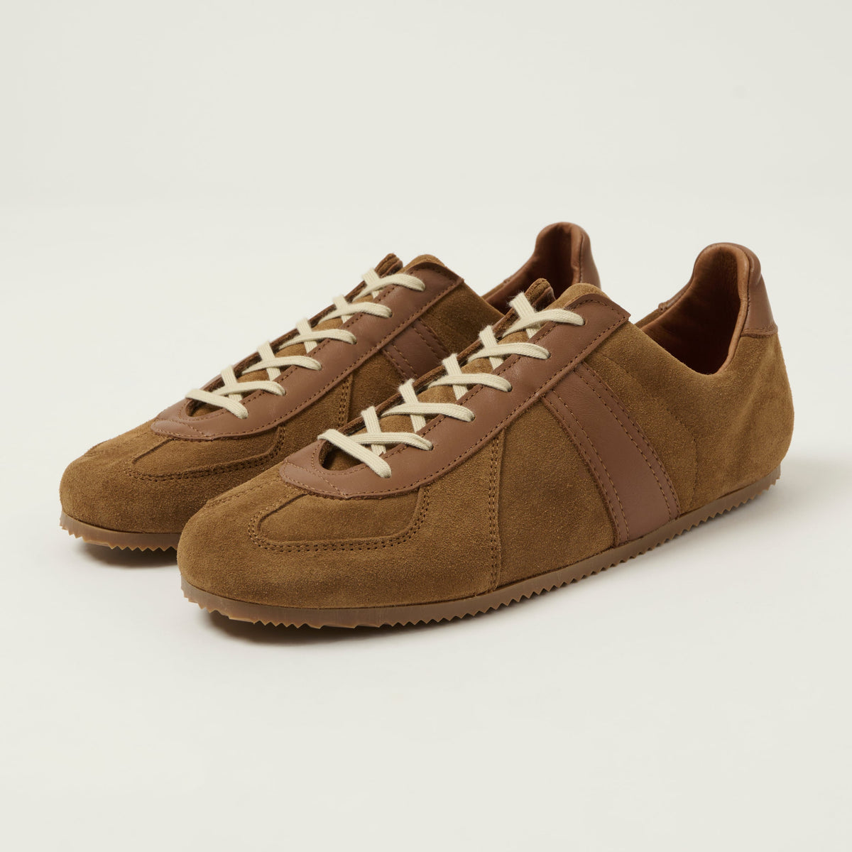 Reproduction of Found Low Profile German Military Trainer - Cognac Suede, view 1