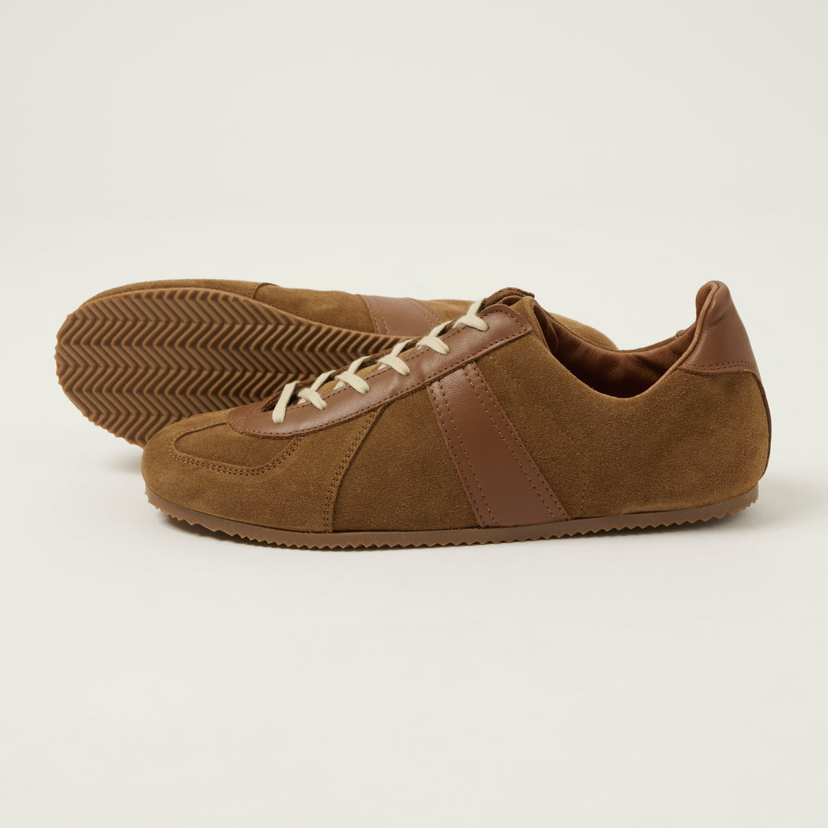 Reproduction of Found Low Profile German Military Trainer - Cognac Suede, view 2